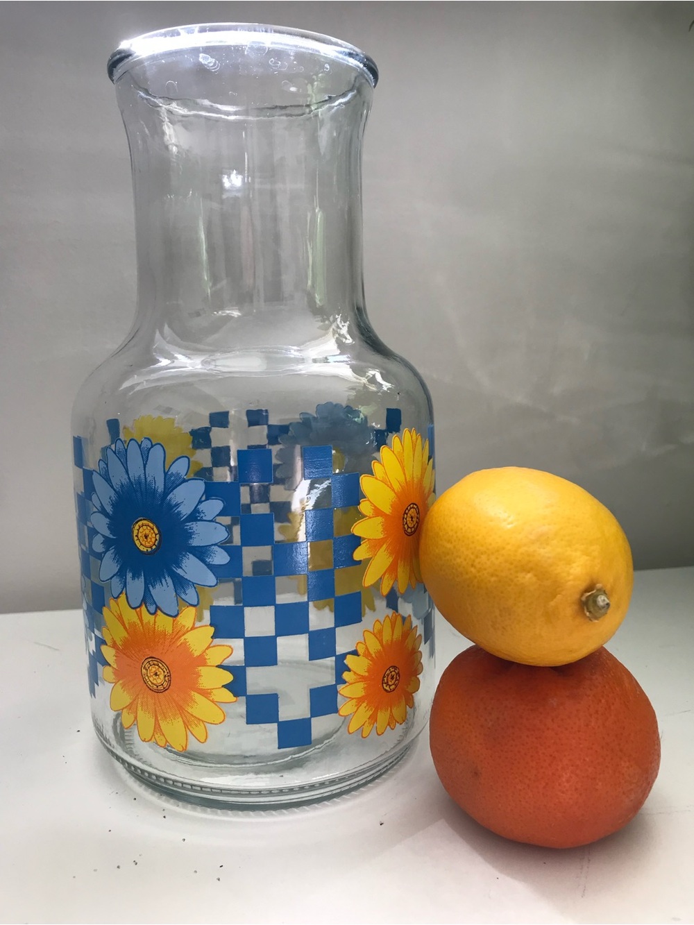 Vintage Kig Indonesia Glass Pitcher
